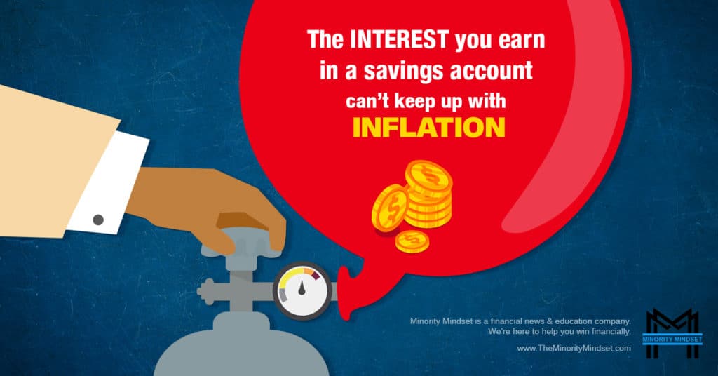interest savings account can't keep up with inflation