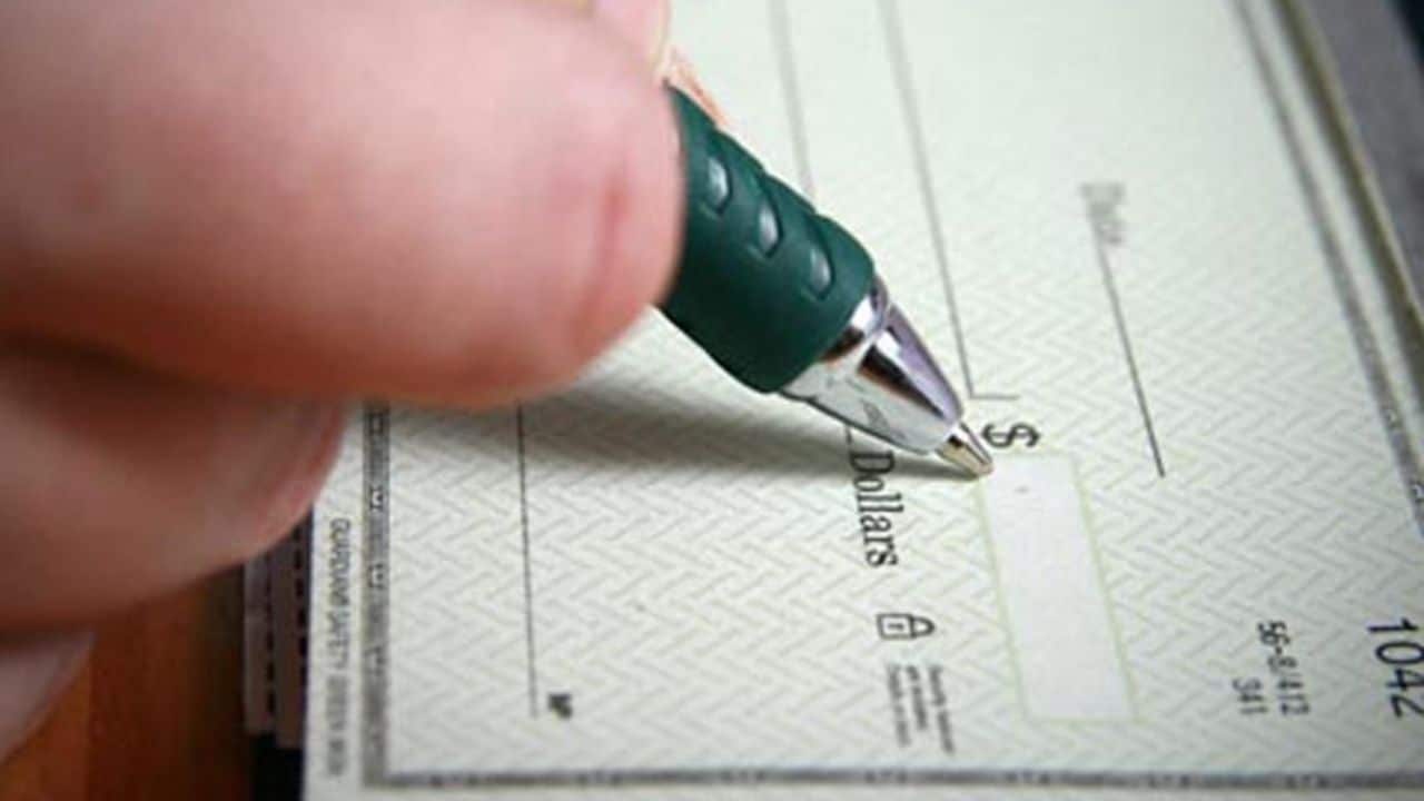 Writing a check is easier than you think!